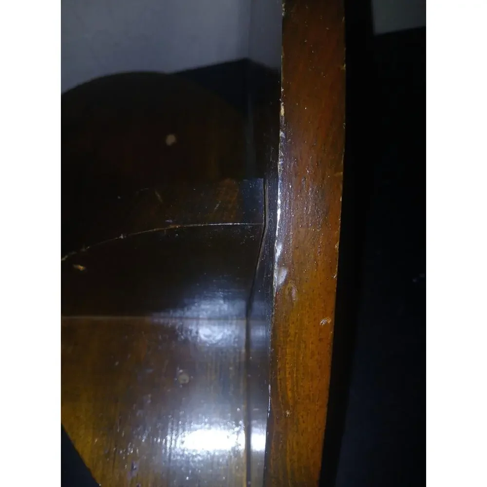 Amish Made Vintage Wooden Corner Heart Wall Hanging Shelf 11” Cottage Core
